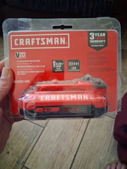 Craftsman V20 2.0 LITHIUM ION BATTERY