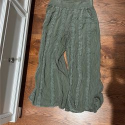 Green Hippie Pants