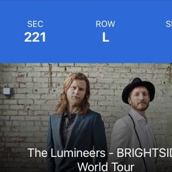 The Lumineers Portland, OR 7/14 at 7pm