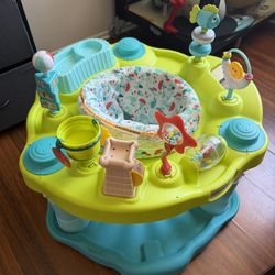 Playtime and play space for the baby
