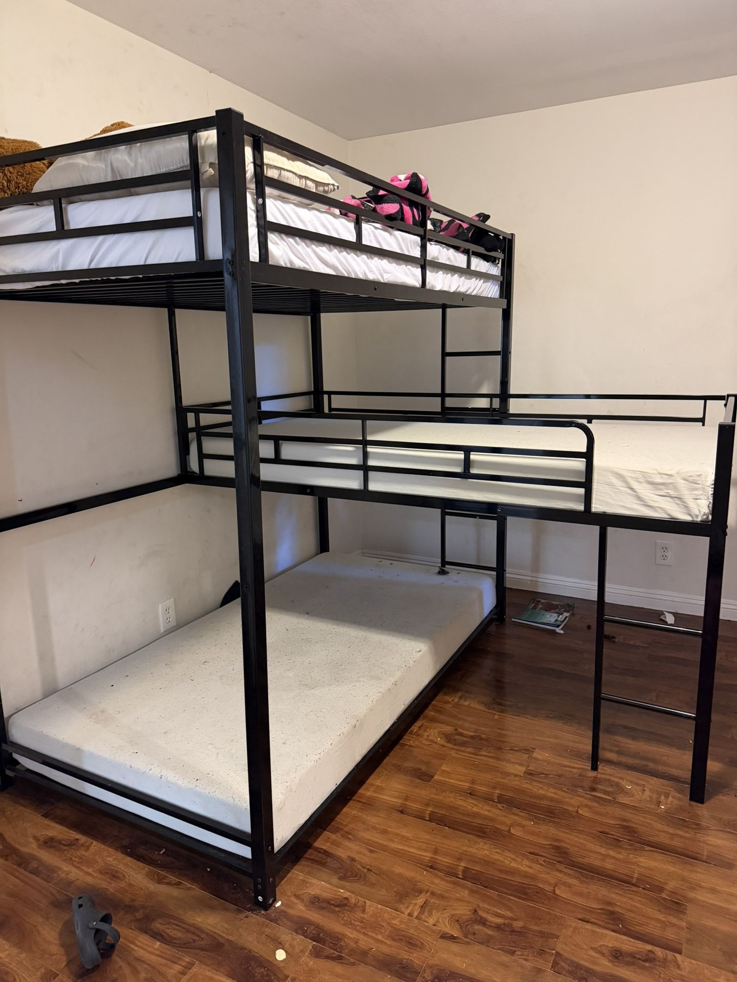 3 Level Bunk Beds