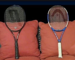 2 tennis rackets