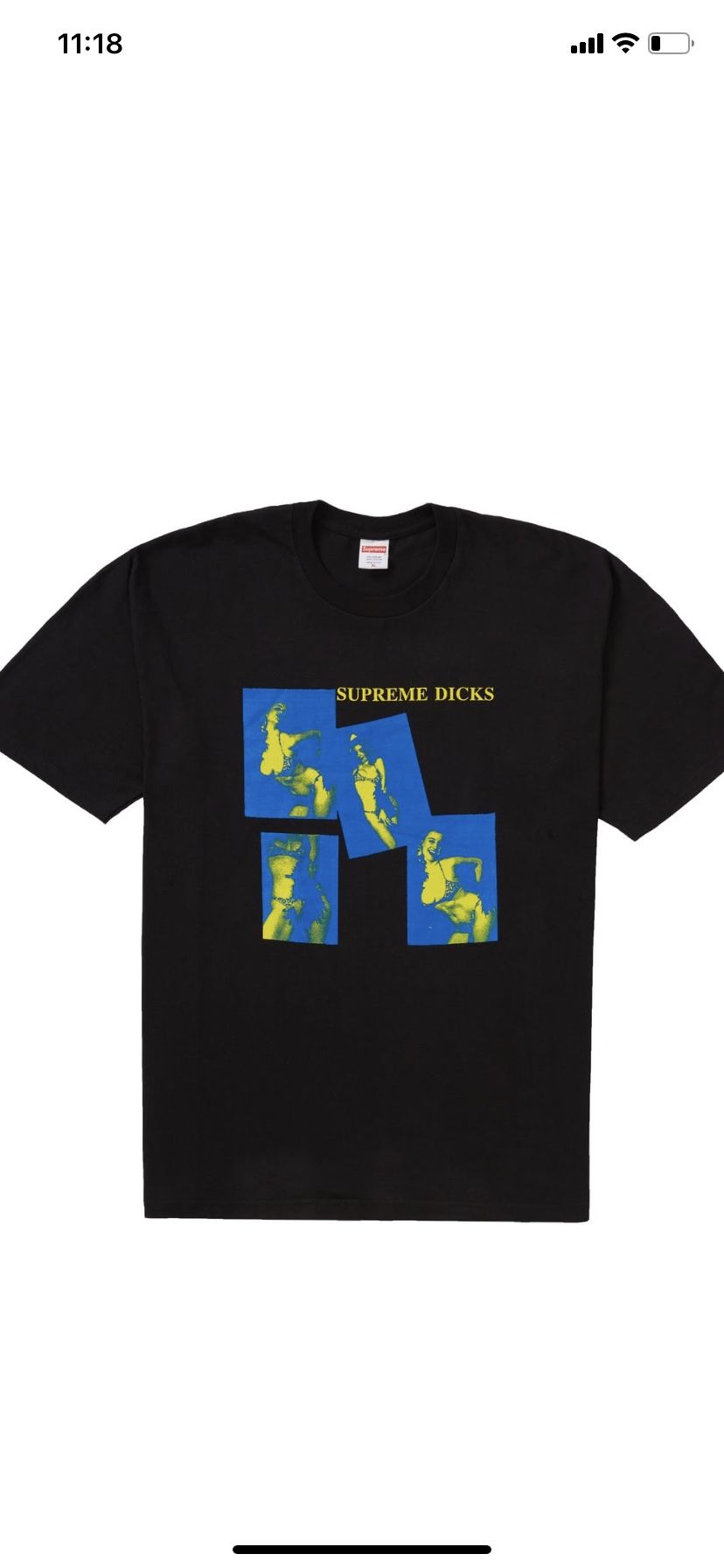 Supreme Dicks Tee