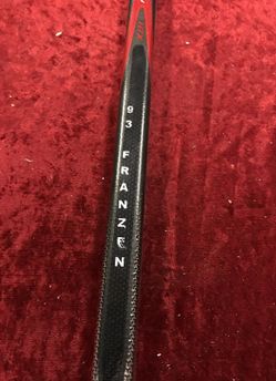 Pro Stock Johan Franzen game use NHL hockey stick