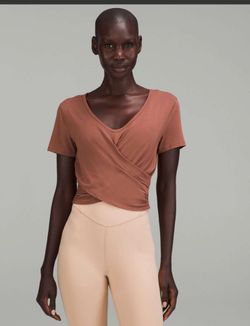 Women’s Lululemon Modal- Blend Yoga Short Sleeve Shirt