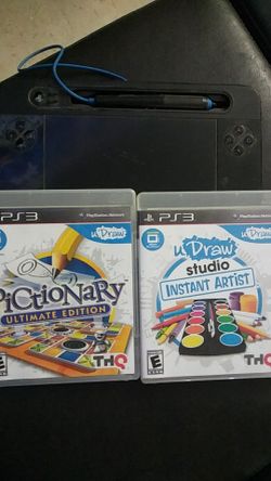 Ps3 udraw game tablet