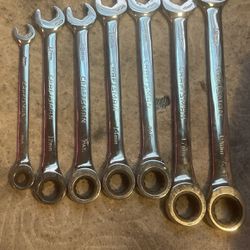 7pc Craftsman Ratchet Wrenches