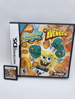 Spongebob Yellow Avenger (Nintendo DS) - with Box - Tested