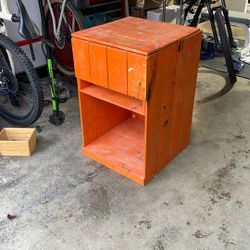Cedar Fence Board Cabinet