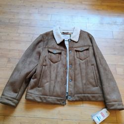 Men's Winter Sherpa Coat Levi's NWT