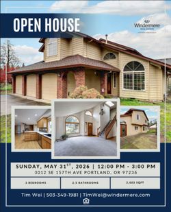 House for sale Open house 5/31 12-4