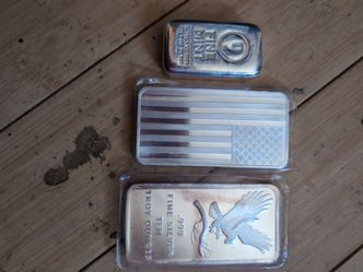 10 oz silver bar rounds round.