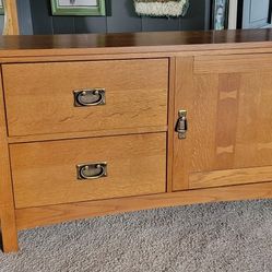 Solid Wood Console Table MCM