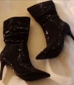 Thalia sodi black sparkle heels new!! Size 7.5