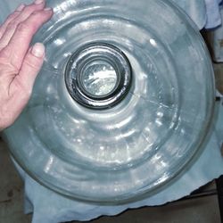 Antique owens-Illinois Crinkle glass Carboy