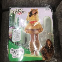 Wizard Of Oz Cowardly Lion Child Medium- $40