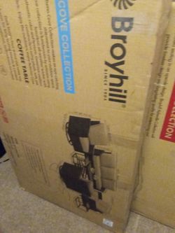 Brand New Brynhill Coffee Table & Ottoman Set