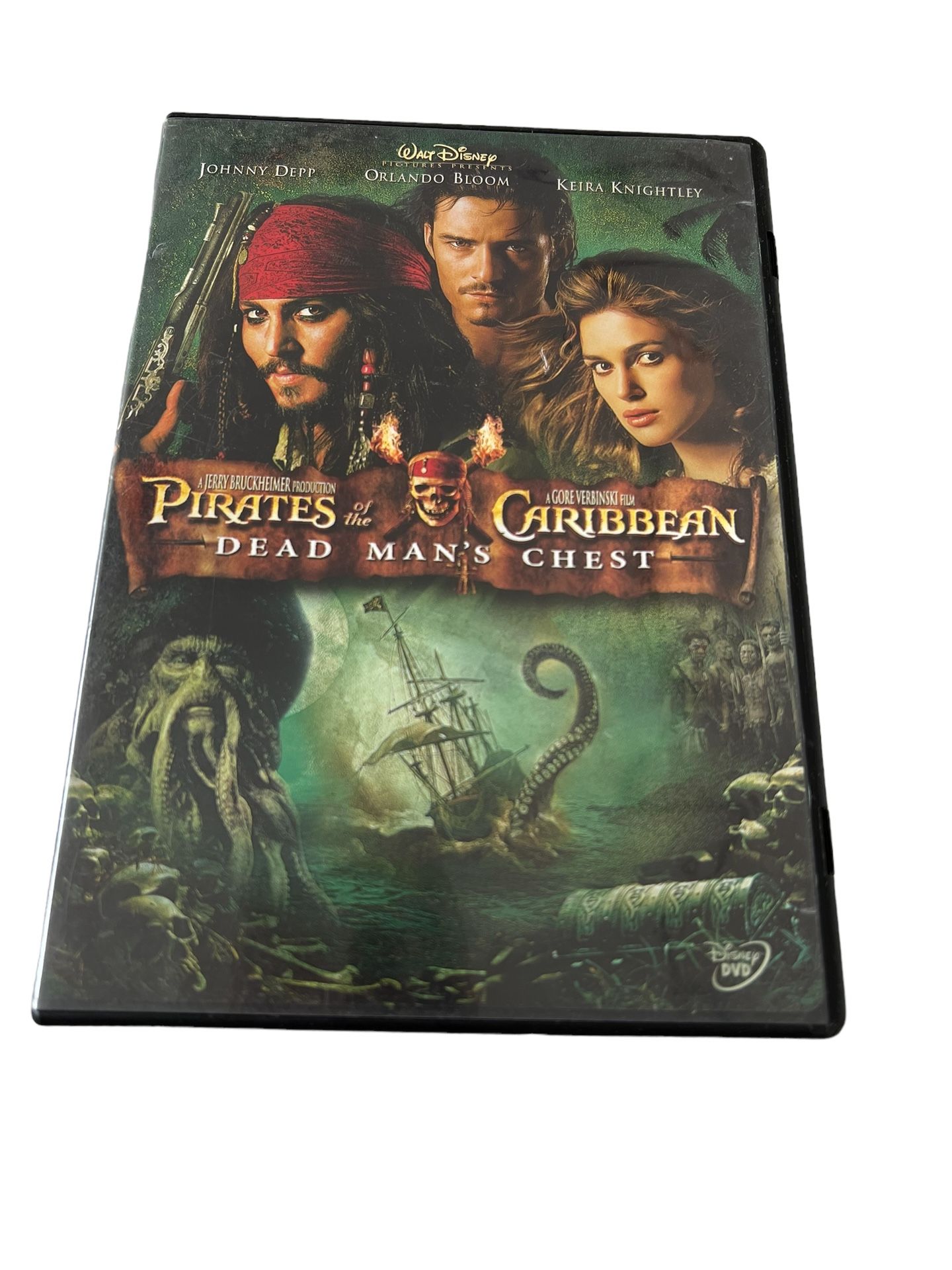 Pirates of the Caribbean: Dead Man's Chest (DVD, 2006) This DVD features the thrilling second installment of the Pirates of the Caribbean franchise,
