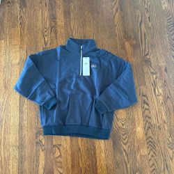 ALO YOGA QUARTERZIP NAVY