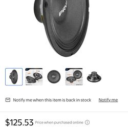 3-PRV 8MR500-NDY V2 Neo 8” Mid Bass