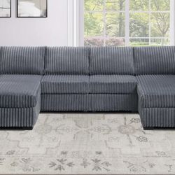 Corduroy Sectional Sofa