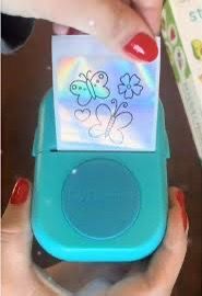 HelloBlink Portable Bluetooth Thermal Printer – Teal – Works Great
