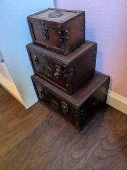 set of 3 decorative boxes