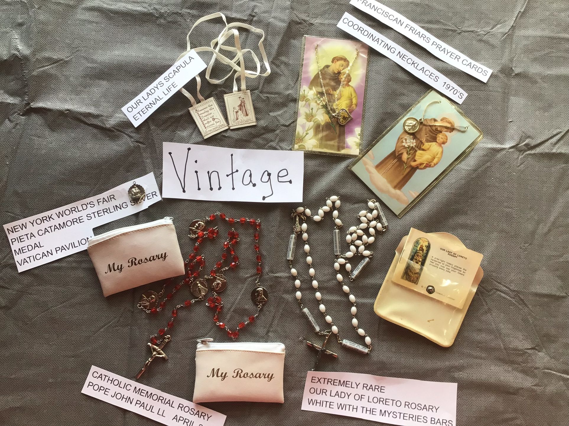 Vintage Items. Eclectic Mix. Great Mix To add To Your Flea Market Space