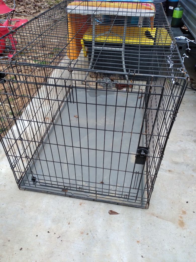 Extra large wire dog crate