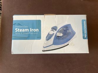 Used Utopia Home Steam Iron with Non-Stick Soleplate & Measuring Cup