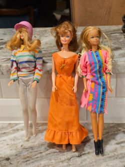 Antique 1966 Barbie Doll Lot Mod Korea Indonesia Malaysia