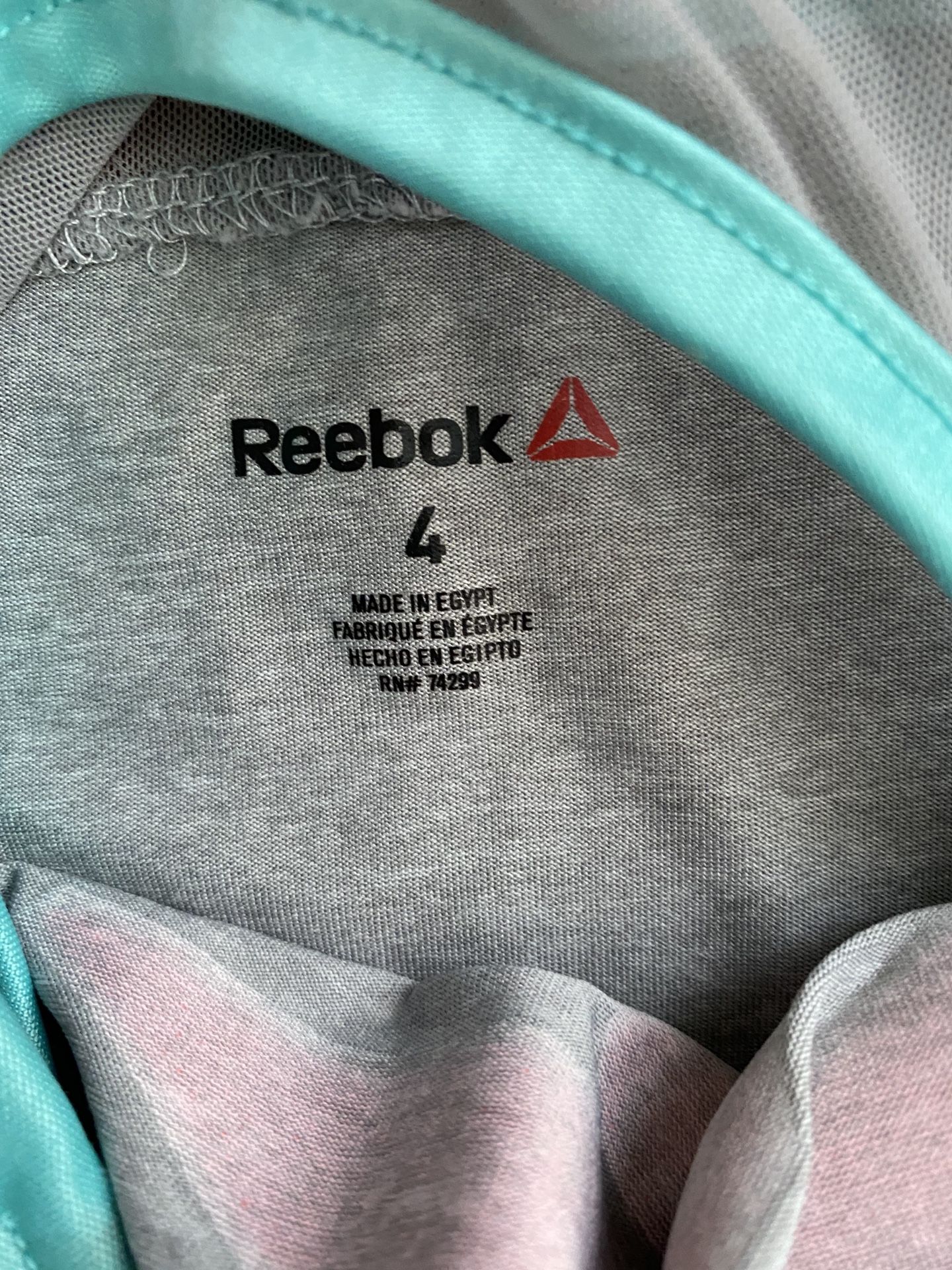Reebok Toddler Girls Athletic Gray Set of 2pcs Sz 4