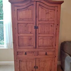 Solid Wood Armoire Cabinet
