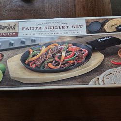 Fajita skillet set