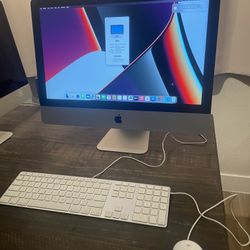 2017 Apple iMac 21.5-inch Screen 2.3ghz i5 Processor 8gb Ram 1tb Hard Drive. Wired Keyboard & Mouse
