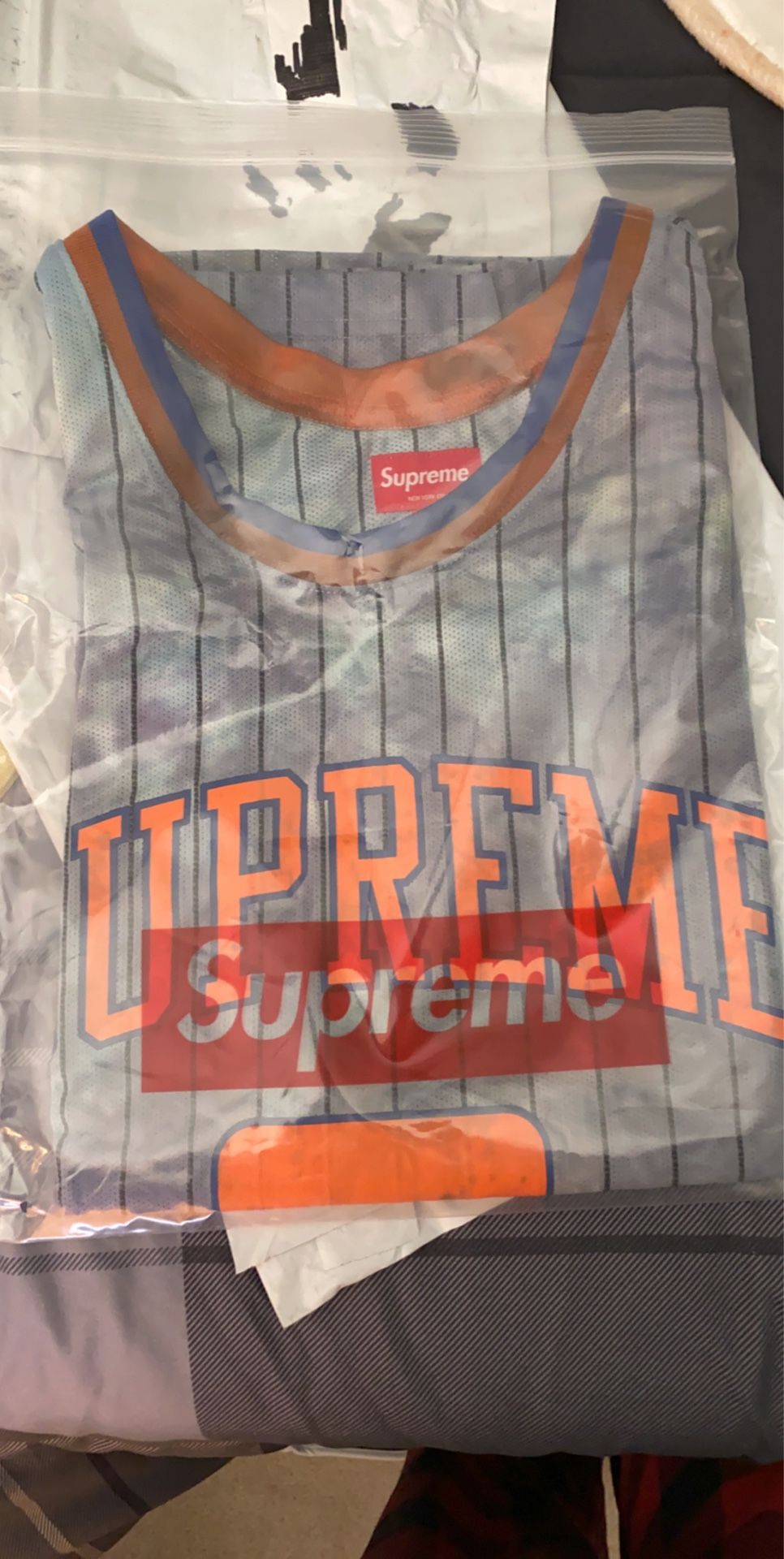 Supreme dyed jersey Sz M