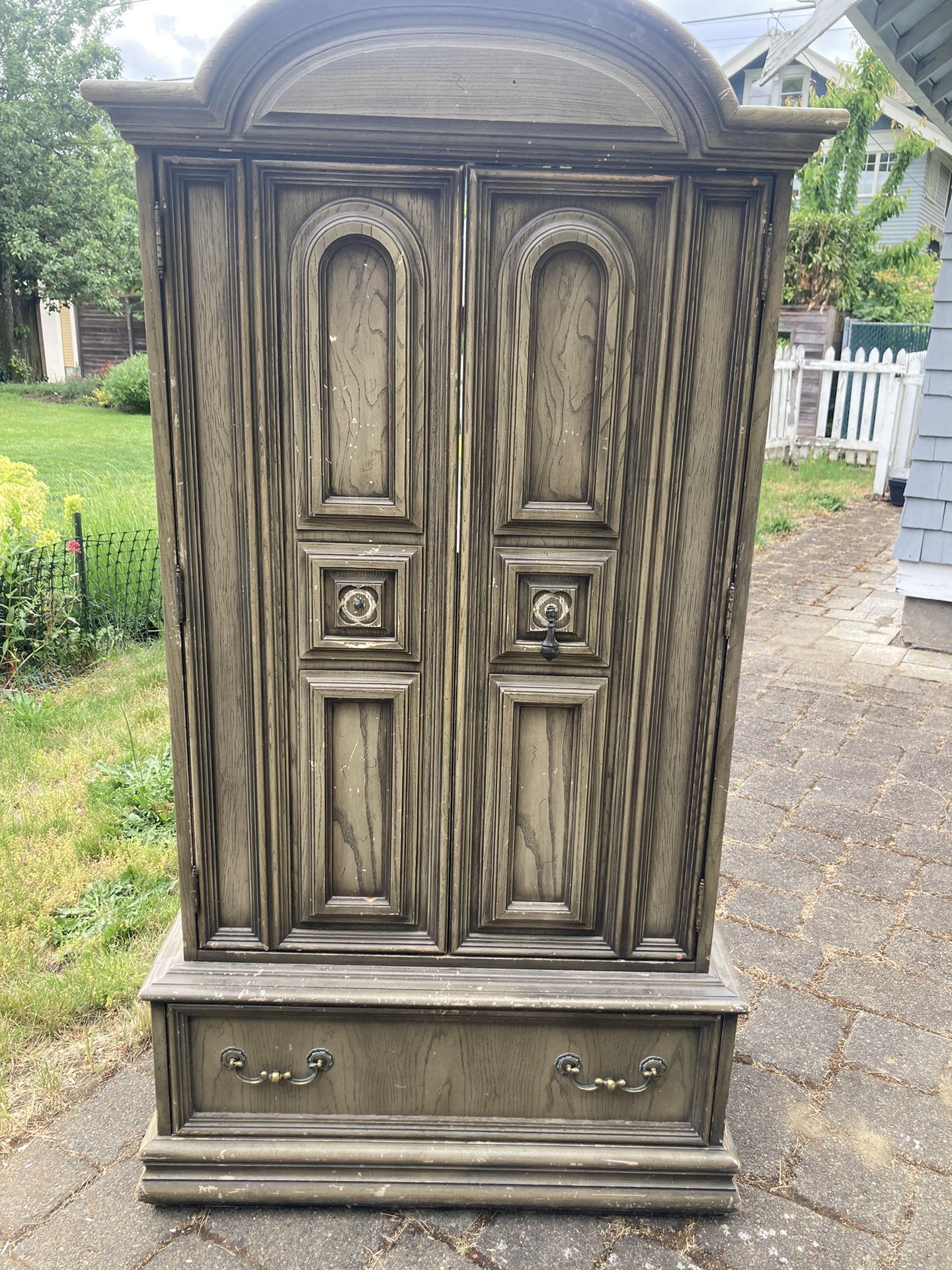 Vintage Bp John Armoire Cool Greenish Color