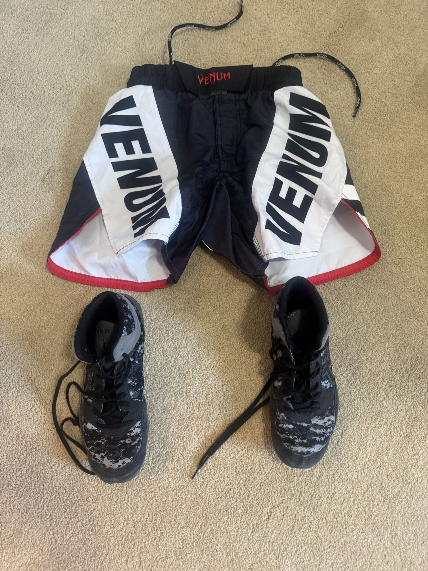 Wrestling Shorts and Shoes