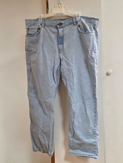 Men's Light Wash Denim Jeans - Classic Straight Fit