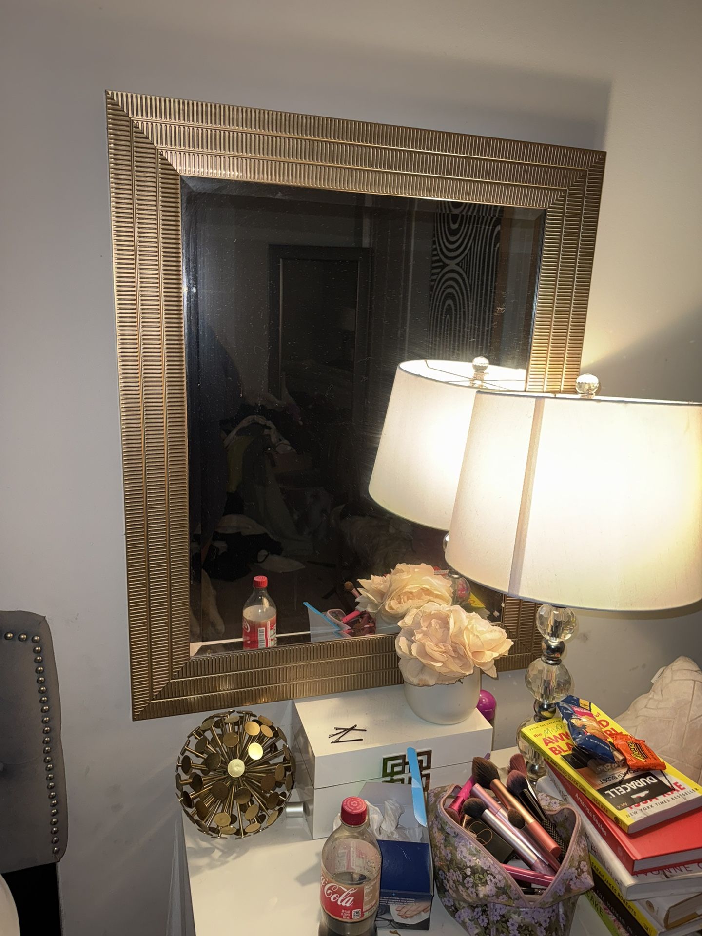 Gold Lightweight Mirror