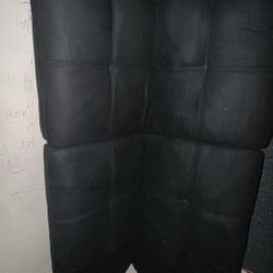 black sofa