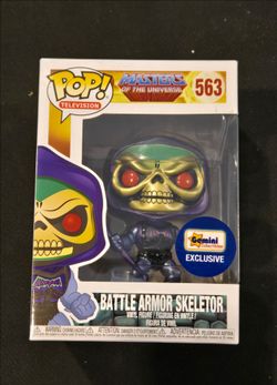 Funko Pop Masters of The Universe Battle Armor Skeletor Metallic