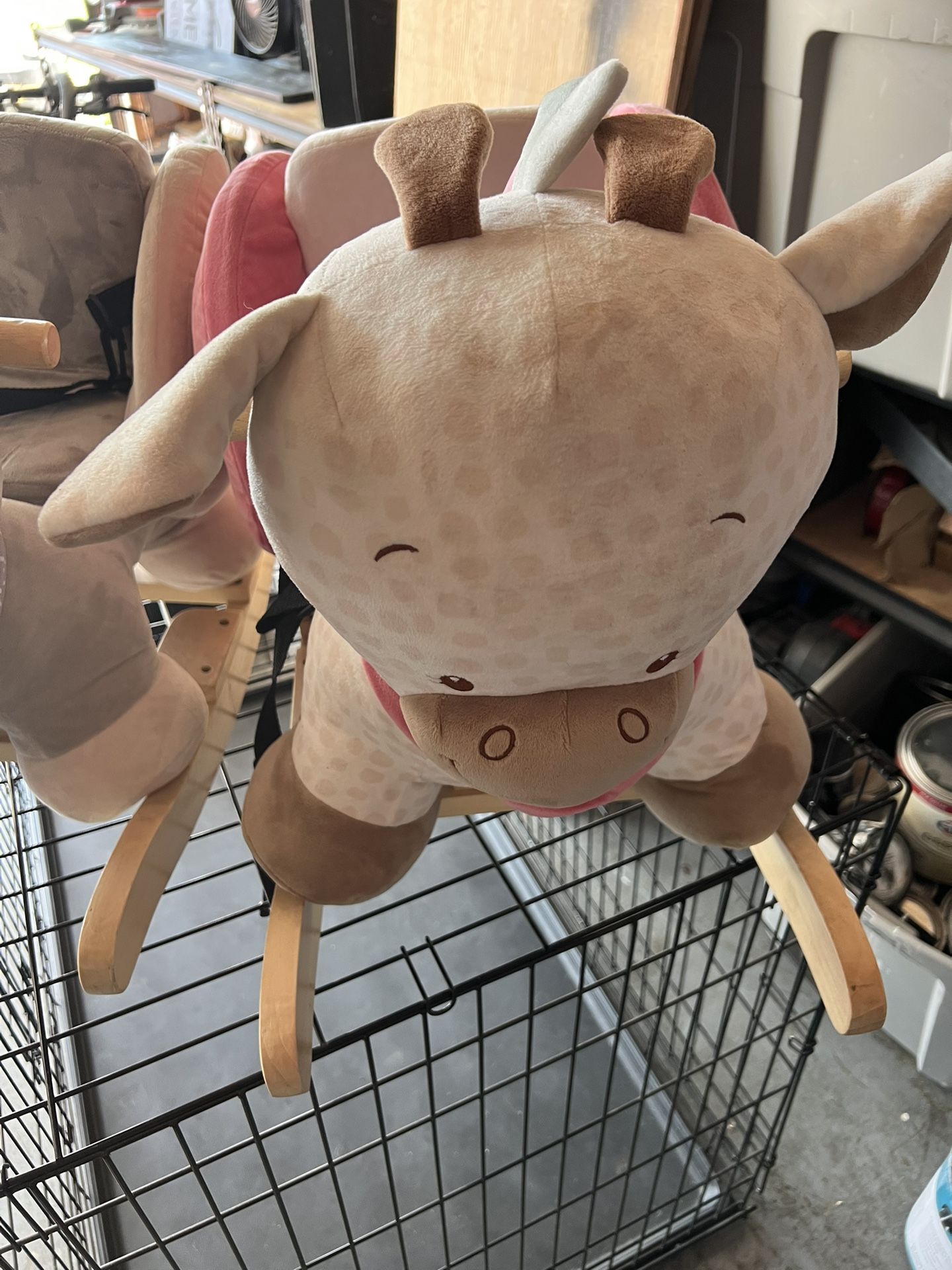 baby Girl Cow Rocking Chair