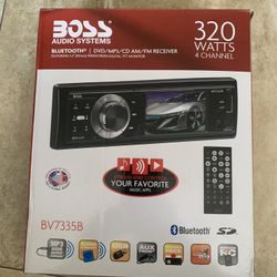 1-DIN BOSS Bluetooth https://offerup.com/redirect/?o=UmV2LkNhbWVyYQ== DVD Car Radio 🚗 