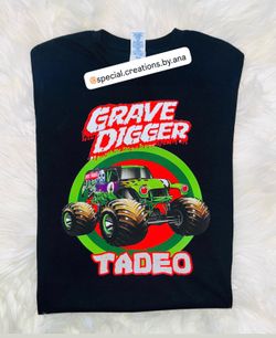Custom made Monster Truck Shirt ✨