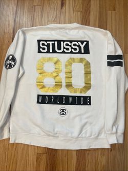 Vintage Stussy Sweatshirt Rising 80 Size Large USA MADE