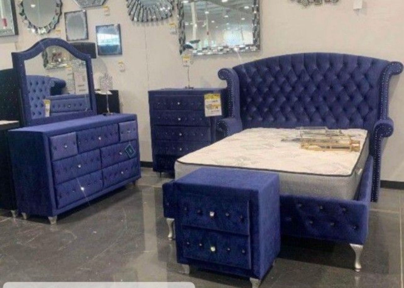 New 4pc Bedroom Set In Box 📦 Buy Now Pay Later $39 