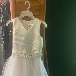 Girls Wedding/ First Communion Dress Size 9/10
