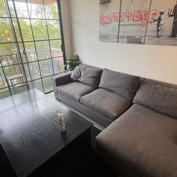 Grey Sectional Couch 