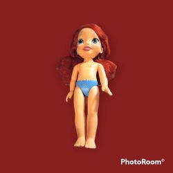 Original Disney Store Jakks Ariel Princess Toddler Doll "Little Mermaid 